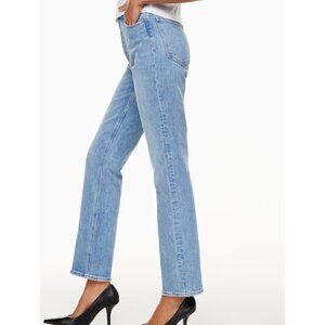 ARITZIA Denim Forum Women's Light Wash The Arlo High-Rise straight Size 26 REG
